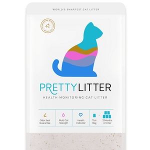One 6 lb bag Pretty Litter Health Monitoring Cat Litter Brand New/Factory Sealed